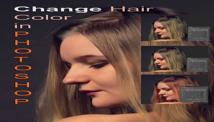 How to change hair color in Photoshop
