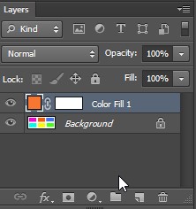 Solid color layer